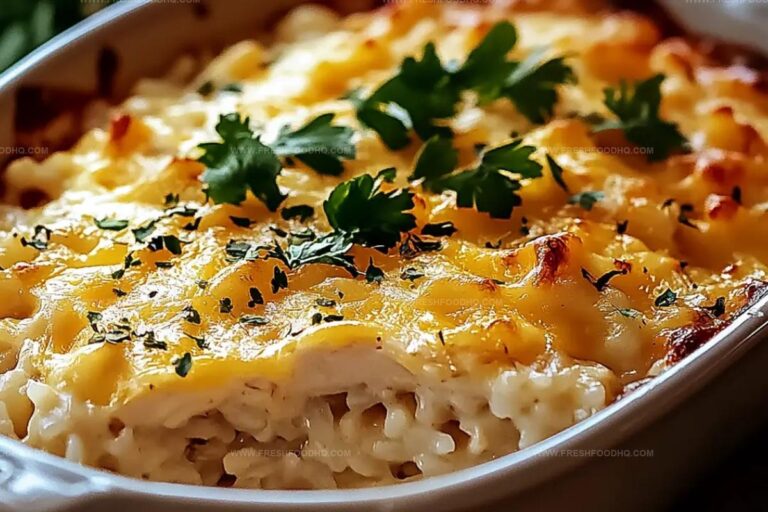Cheesy Angel Chicken And Rice Casserole Recipe
