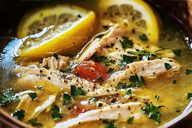 Mediterranean Lemon Chicken Soup Recipe