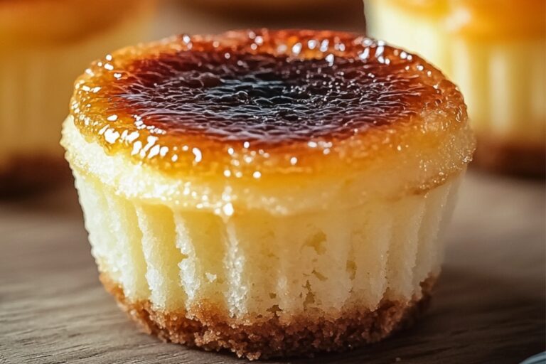 Vanilla Bean Creme Brulee Cheesecake Cupcakes Recipe