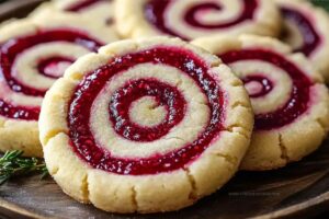 Raspberry Swirl Shortbread Cookies Recipe