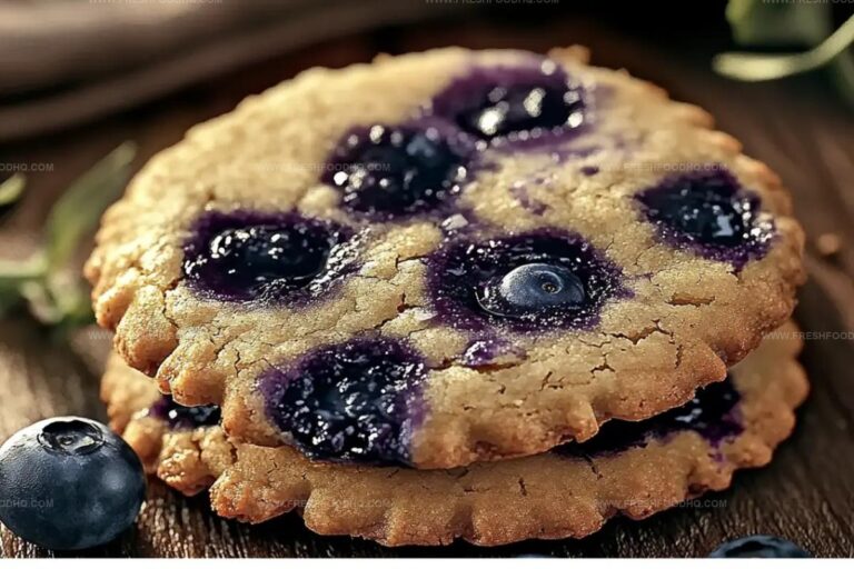 Blueberry Jammy Cookies Recipe