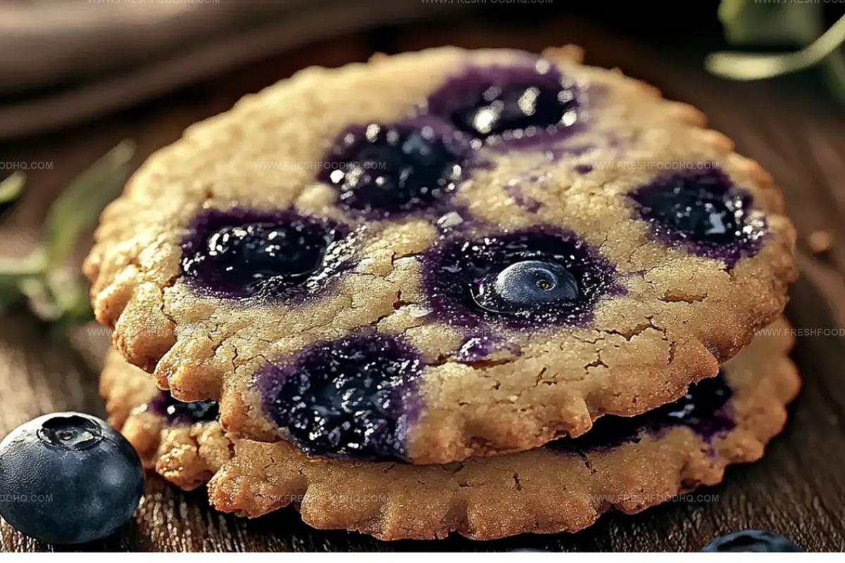 Blueberry Jammy Cookies Recipe