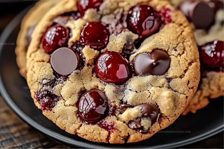Maraschino Cherry Chocolate Chip Cookies Recipe