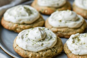 Soft and Chewy Zucchini Cookies with Cream Cheese Frosting Recipe