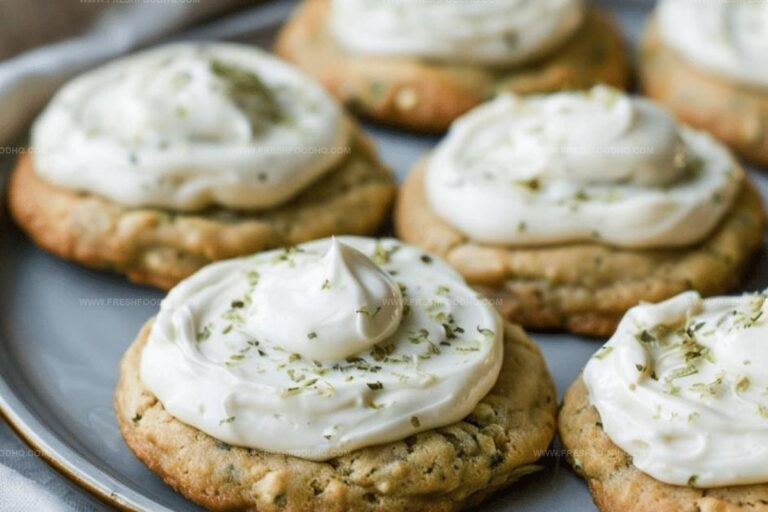 Soft and Chewy Zucchini Cookies with Cream Cheese Frosting Recipe