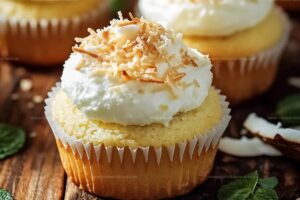 Coconut Cream Cheesecake Cupcakes Recipe