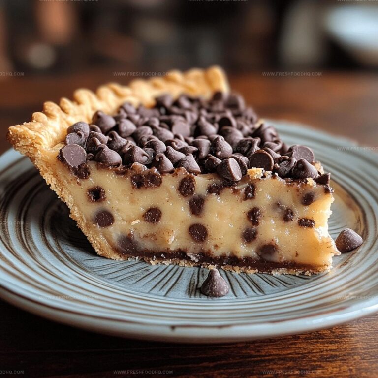 Chocolate Chip Pie Recipe