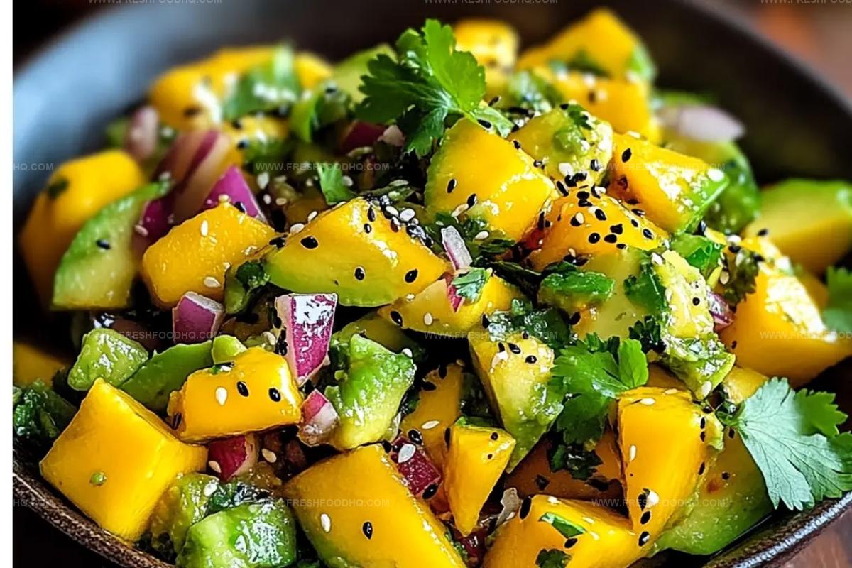 Avocado Mango Salad Recipe