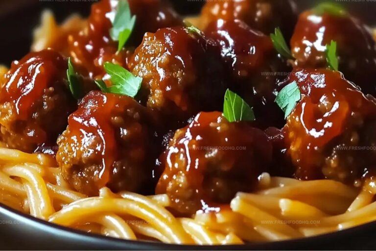Sweet And Tangy Bbq Meatball Pasta Recipe