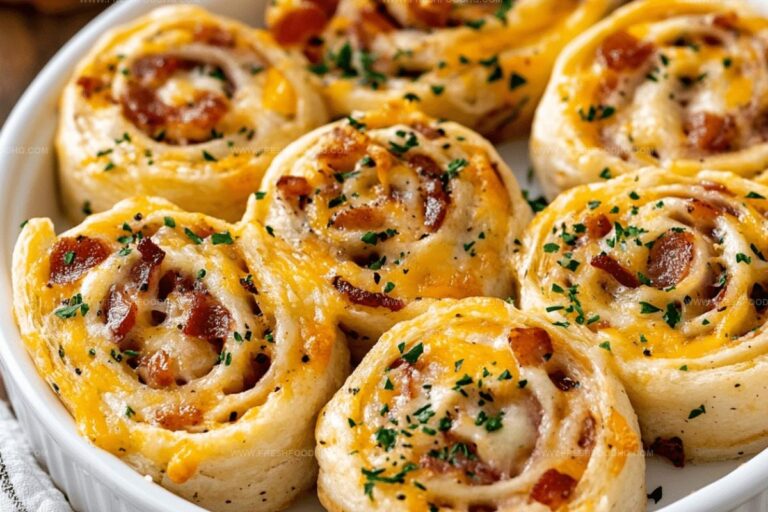 Bacon Cheddar Ranch Pinwheels Recipe