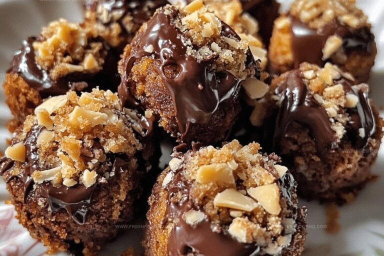 German Chocolate Poundcake Bites Recipe