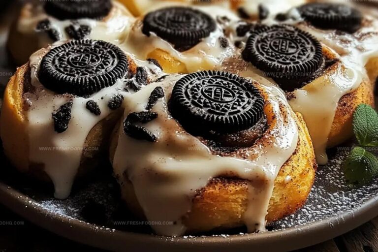 Oreo-Stuffed Cinnamon Rolls Recipe
