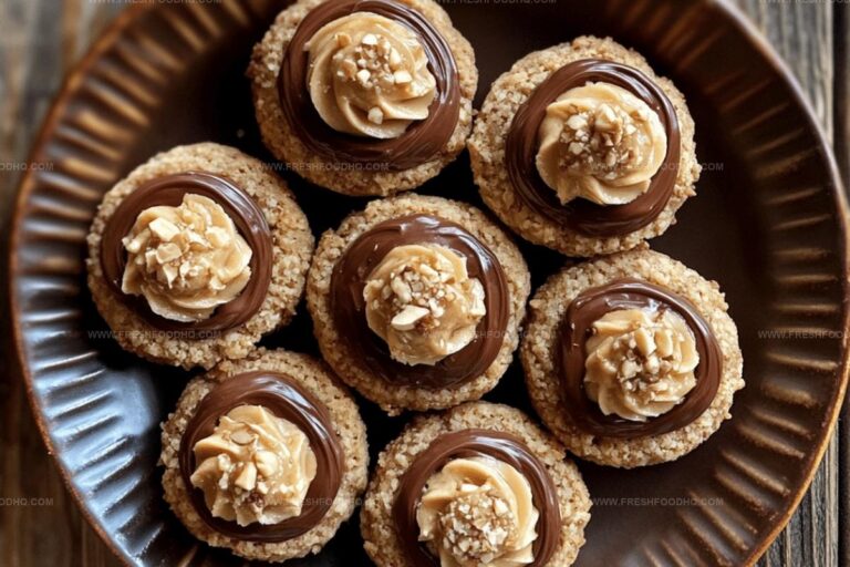 Chocolate Hazelnut Cream Thumbprints Recipe