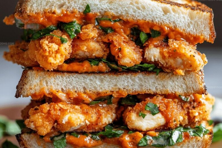 Crunchy Chicken Romesco Sandwich Recipe