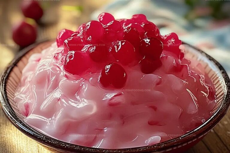 Pink Cherry Jell-O Fluff Recipe