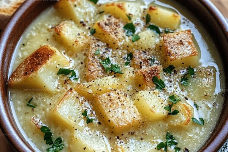 Roasted Garlic Potato Soup Recipe