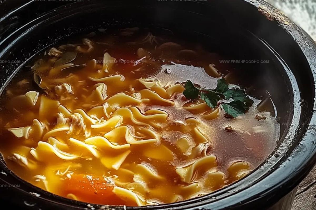 Homemade Chicken Noodle Soup Recipe