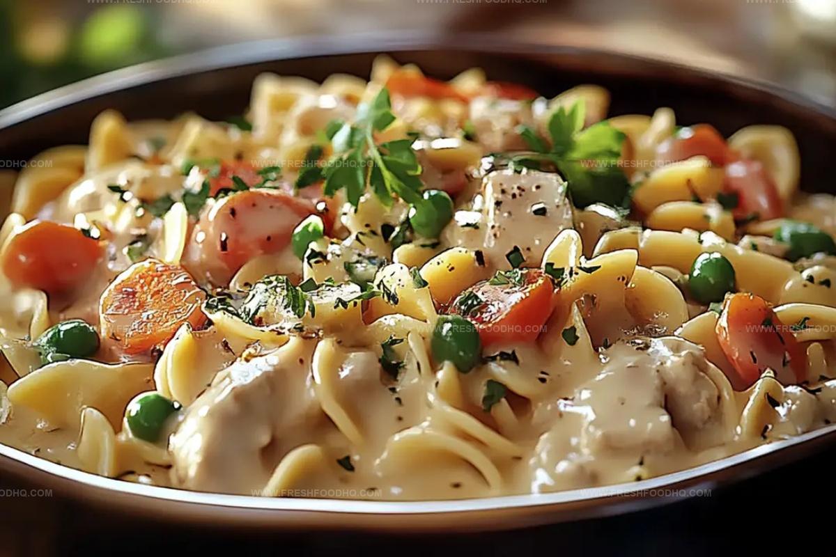 Chicken Pot Pie Pasta Recipe