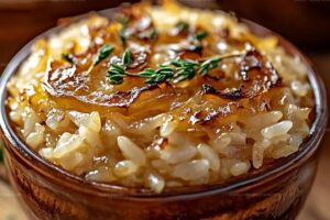 French Onion Soup Rice Recipe