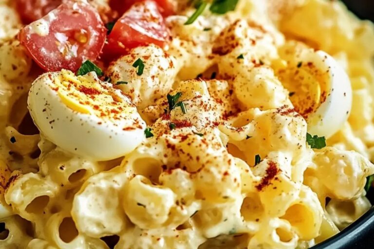 Deviled Egg Pasta Salad Recipe