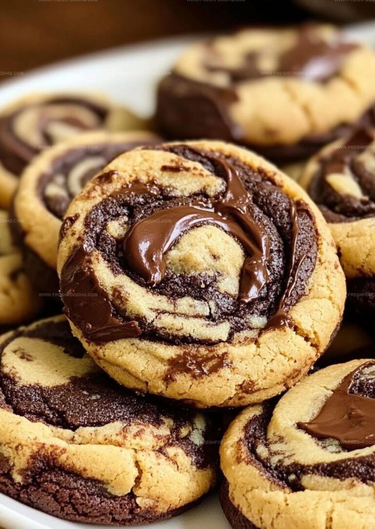 Peanut Butter Brownie Swirl Cookies Recipe