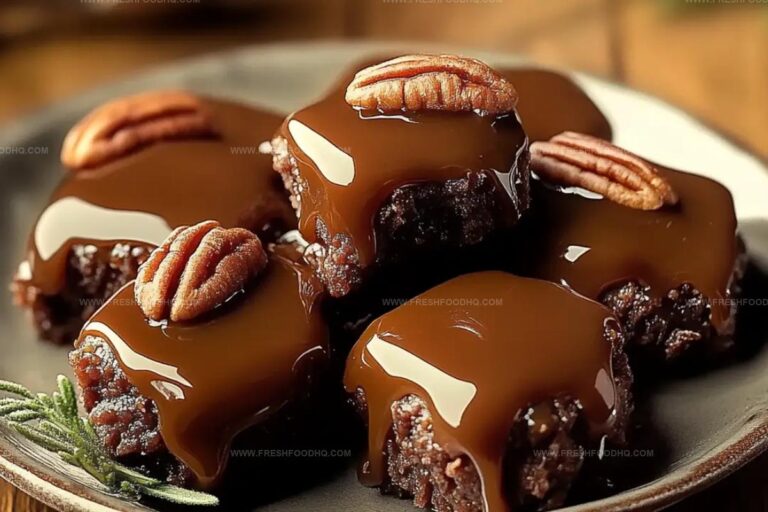 Homemade Turtle Candy With Pecans And Caramel Recipe
