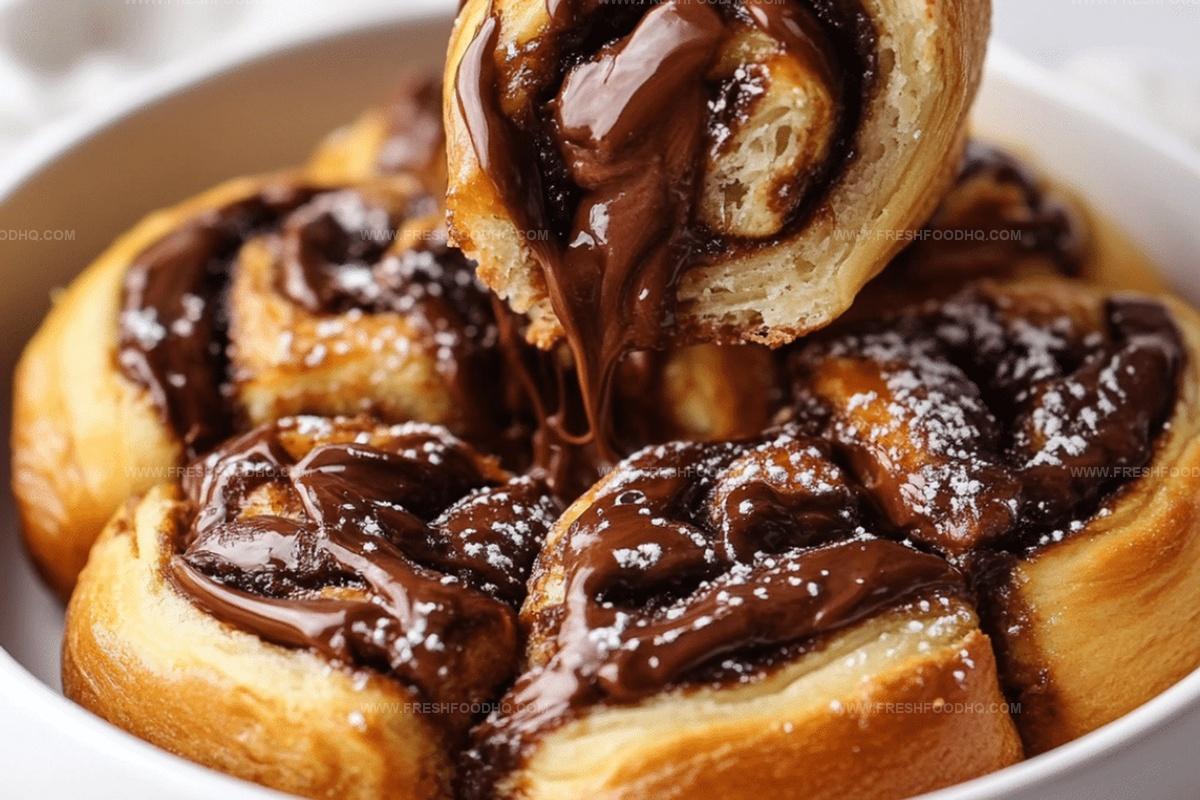 Ooey Gooey Nutella Rolls Recipe