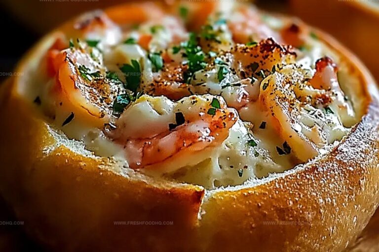 Stuffed Seafood Bread Bowl Recipe