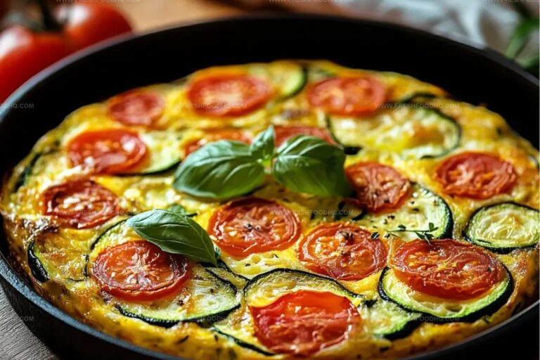 Zucchini And Tomato Frittata Recipe