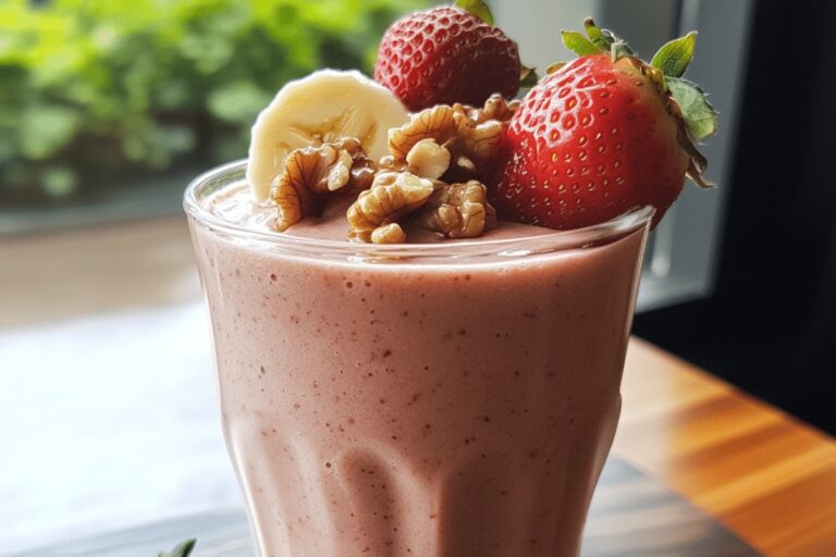 Strawberry Walnut Smoothie Recipe