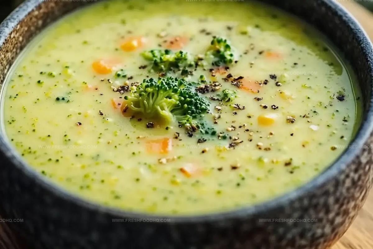 High-Protein Broccoli Cheddar Soup Recipe