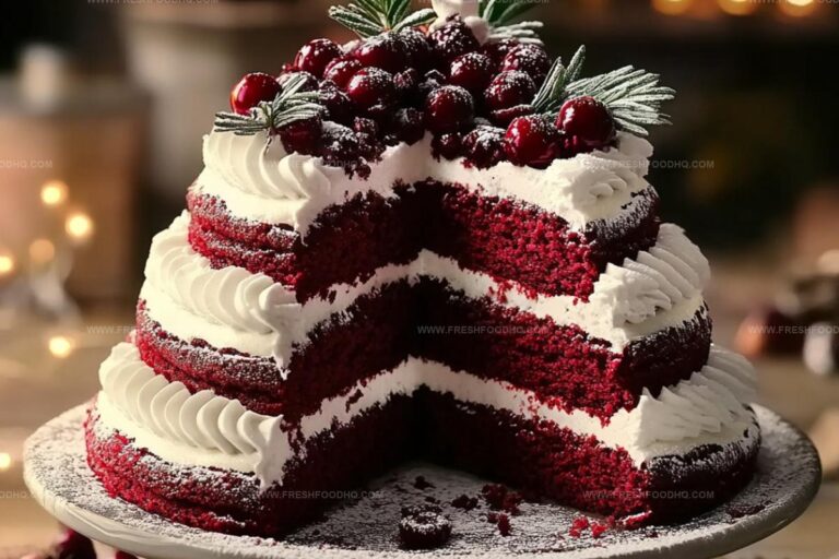 Red Velvet Tree Cake Recipe