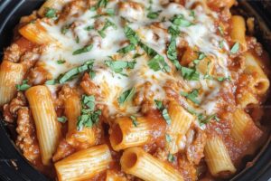Crock Pot Baked Ziti Recipe