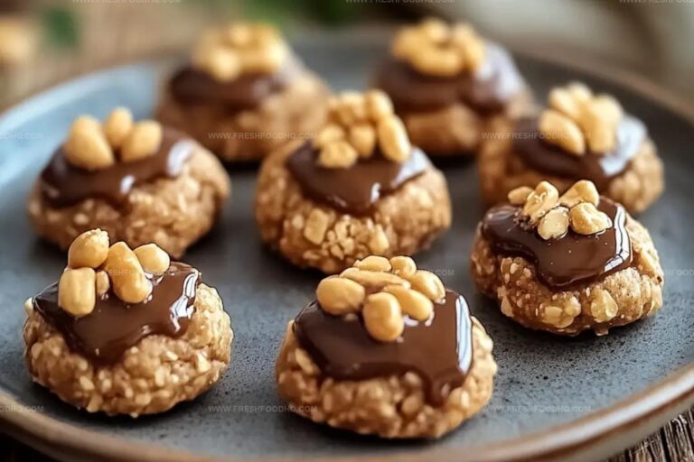 No Bake Peanut Butter Blossoms Recipe