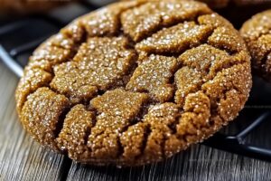 Molasses Crackle Cookies Recipe