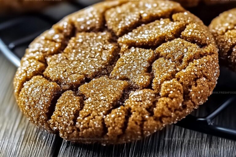 Molasses Crackle Cookies Recipe