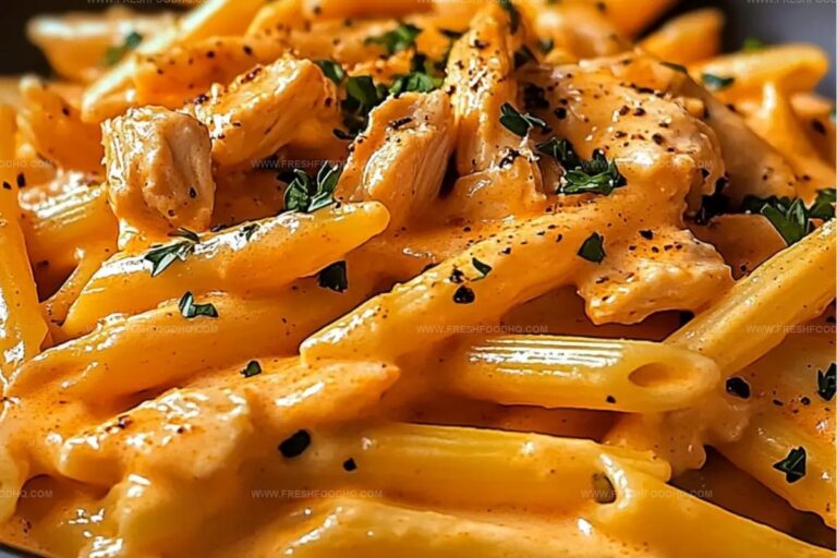 Buffalo Chicken Alfredo Penne Recipe