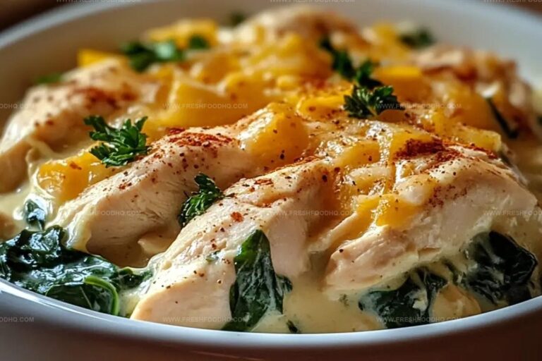 Creamy Chicken And Spinach Casserole Recipe