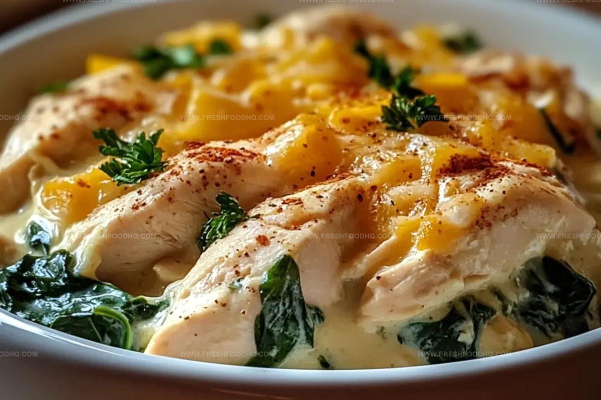 Creamy Chicken And Spinach Casserole Recipe