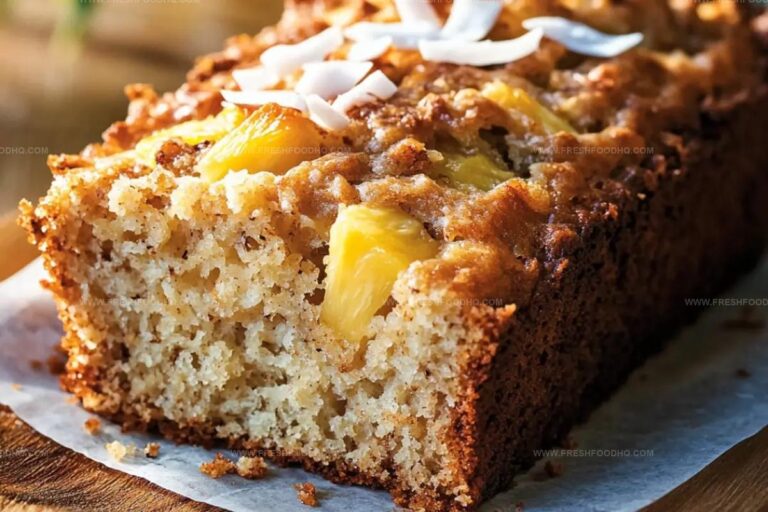 Hawaiian Banana Bread With Coconut And Pineapple Recipe