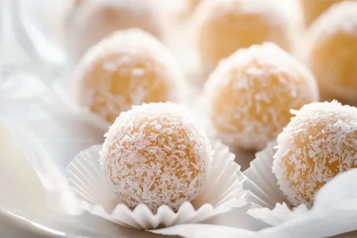 Snowballs Coconut Fudge Truffles Recipe