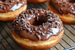 Chocolate and Coffee Custard Doughnuts Recipe