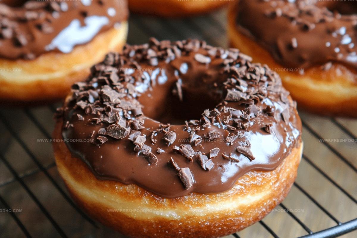 Chocolate and Coffee Custard Doughnuts Recipe