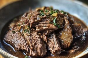 Slow Cooker Three Envelope Pot Roast Recipe