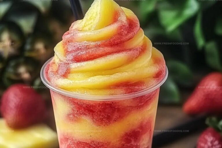 Pineapple Strawberry Swirled Slushies Recipe