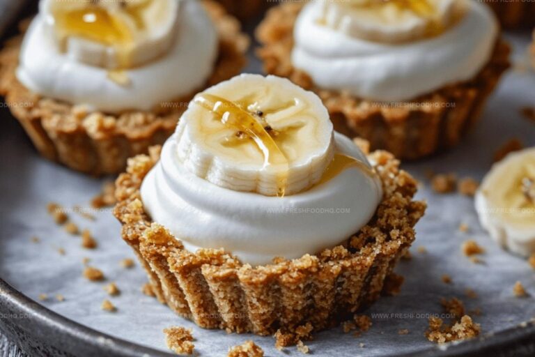 No Bake Mini Banana Cream Pie Recipe