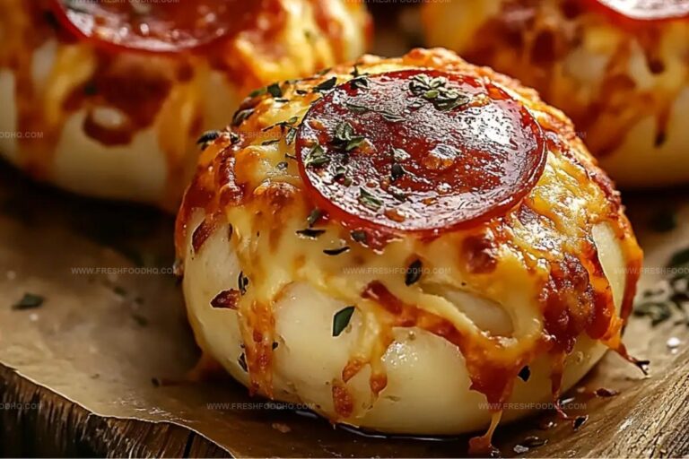 Cheesy Pepperoni Pizza Bombs Recipe