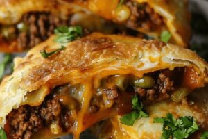Loaded Taco-Stuffed Cheesy Pockets Recipe