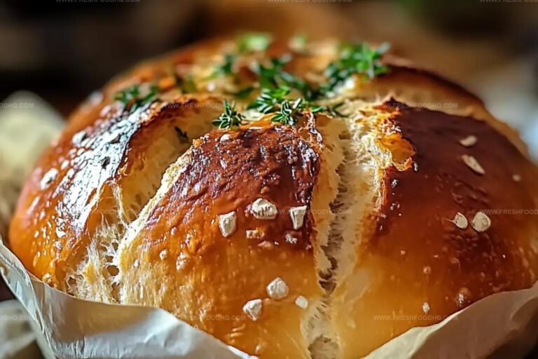 No-Knead Crockpot Bread Recipe