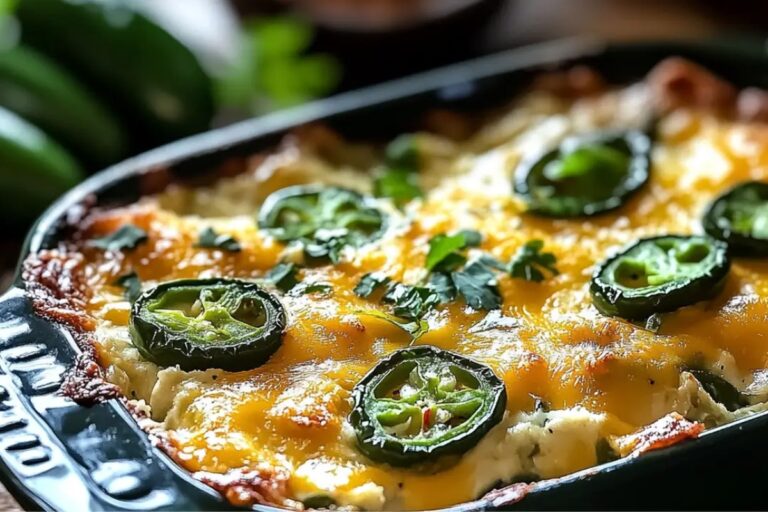 Keto Jalapeno Popper Casserole Recipe